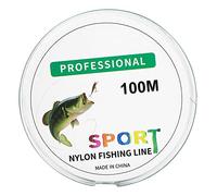 ANKROYU Heng JIA Ligne de pêche en Nylon de 100 m, Super résistante, Haute sensibilité, résistante à l'abrasion, Ligne de pêche Vert Clair pour Les Amateurs de pêche Sportive en Eau salée (6.0)