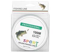 ANKROYU Heng JIA Ligne de pêche en Nylon de 100 m, Super résistante, Haute sensibilité, résistante à l'abrasion, Ligne de pêche Vert Clair pour Les Amateurs de pêche Sportive en Eau salée (4.5)