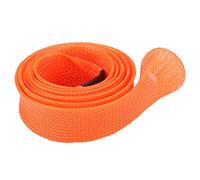 ANKROYU Housse de Manchon de Canne à pêche Tube de Protection Extensible tressé pour Cannes à pêche Plastique de Haute qualité Souple et Durable 170 cm 66,9 Pouces Plusieurs Option (Rouge)