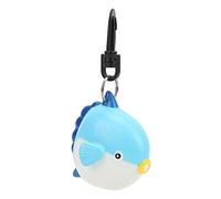ANKROYU Housse de protection pour détendeur de plongée sous-marine, motif poisson dessin animé, embout buccal en caoutchouc souple avec clip pour deuxième étage, accessoire de prot (Crapet de l'océan)