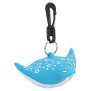ANKROYU Housse de Protection pour détendeur de plongée sous-Marine, Motif Poisson Dessin animé, Embout buccal en Caoutchouc Souple avec Clip pour deuxième étage, Accessoire de prot (Rayon Bleu)