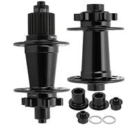 ANKROYU Hub de frein à disque de vélo de montagne Premium Aluminium ALLIAM ALLIAGE AVANT RHEE ARRIÈRE 32 THE 54T ROTOR HIGHT PERFORMANCE POUR 8 9 10 11 12 13 SPEED Bicycles (Noir)