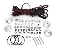 ANKROYU Incidences durables robustes pour V2.4 mouvement linéaire haute précision 5 mètres ceinture 21 poulies 32 roulements Kit de transmission par courroie en aluminium poulie de