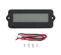 ANKROYU Indicateur de tension de capacité de batterie Écran LCD multifonctionnel Moniteur de décharge de charge de batterie pour véhicules électriques Voitures Motos Plastique ABS (6 cordes)