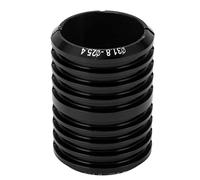 ANKROYU Installation Facile pour des vélos de Route de Montagne Cyclisme Accessoires 25.4mm à 31.8mm 2 pièces Ensemble Cage de Guidon de vélo en Alliage d'aluminium anodisé Ste (Noir)