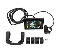 ANKROYU Instrument à écran Couleur d'affichage de vélo électrique LCD8SU avec Interface USB pour la Conversion de vélo électrique Matériau ABS de qualité supérieure Compteur d'affi