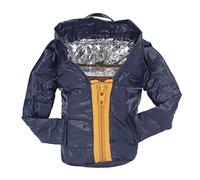 ANKROYU Insulated Beer Covers Double Layer Thermal Drink Jackets for Cans Bottles Keep Beverages Cold Stylish Funny Practical Gifts for Beer Lovers Friends Parties Polyester Silver (Bleu foncé (style