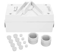 ANKROYU Interrupteur d'isolement triphasé à 4 pôles, robuste et de qualité industrielle, sectionneur manuel pour équipements électriques extérieurs et environnements difficiles. Ma (CF-4P35A)