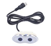 ANKROYU Interrupteur inclinable droit à 5 broches, côté électrique durable, contrôleur de canapé, interrupteur inclinable avec rétroéclairage LED pour théâtre, salon, conception pr