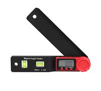 ANKROYU Jauge d'angle numérique rapporteur numérique règle numérique outil de mesure de précision avec grand écran LCD arrêt automatique pour ingénieurs charpentiers bricolage en p