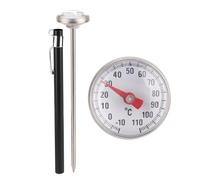 ANKROYU Jauge De Température à Cadran De Thé Alimentaire, Thermomètre De Lecture Portable En Acier Inoxydable, Sonde De Température De Cuisson, Thermomètre Pour Lait En Poudre