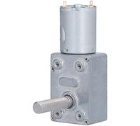 ANKROYU JGY370 Moteur à arbre fileté de turbine Vis M8 Moteur à engrenages CC 24 V autobloquant à basse vitesse Couple élevé Boîtier en alliage durable Arbre en acier inoxydable Lo (30 tr/min)