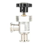 ANKROYU KF25 Vanne à soufflet manuelle à angle droit en acier inoxydable 304 pour semi-conducteurs et équipements de laboratoire Systèmes de vide industriels