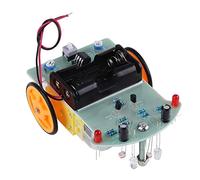 ANKROYU Kit D'accessoires De Voiture De Suivi Intelligent Bricolage Avec Capteurs, Roues, Moteurs, électronique Pour Construire un Véhicule Autonome Programmable