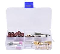 ANKROYU Kit d'accessoires pour outils de meuleuse, 46 pièces, mèches de meulage en émeri de qualité supérieure, ensemble de forets de polissage et de coupe pour outils de meulage m