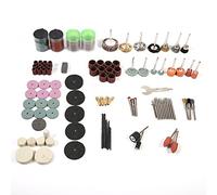 ANKROYU Kit d'accessoires pour outils rotatifs 147 pièces, ensemble d'embouts de de ponçage de polissage professionnel avec meules de pâte de meulage, brosses pour projets d'artis