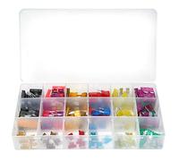 ANKROYU Kit d'assortiment de 165 pièces Premium GB、CA Type d'insertion en aluminium pour voiture pour la protection des circuits électriques du véhicule Pack varié de taille moyenn