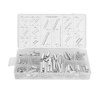 ANKROYU Kit d'assortiment de ressorts en métal de 200 pièces, ensemble de ressorts de compression d'extension de 20 tailles avec boîte de rangement en plastique pour le matériel de