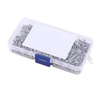 ANKROYU KIT D'ASSORTIMENT D'ÉCROUS À TÊTE BOUTON HEXAGONALE M3 EN ACIER INOXYDABLE 300PCS ENSEMBLE DE FIXATIONS RÉSISTANTES À HAUTE RÉSISTANCE POUR LES APPAREILS DE BUREAU À DOMICI