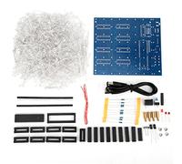 ANKROYU Kit de Bricolage de lumière LED imprimée en 3D avec Circuit imprimé FR4 pour Cube 8x8x8CM Assemblage Facile Paramètres pré-imprimés Haute stabilité Éclairage Super Lumineux
