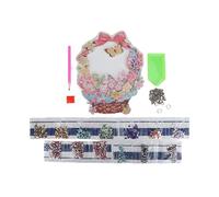ANKROYU Kit de bricolage de panier de fleurs en strass 5D, décoration murale colorée avec cristaux vibrants pour la maison, le bureau, la décoration de café, matériau PC de qualité