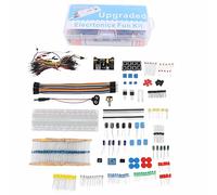 ANKROYU Kit de composants électroniques 830 points de liaison, condensateur de résistance, transistor LED, kit de démarrage de diodes pour carte de développement R3, programmation,