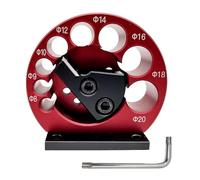 ANKROYU Kit de gabarit de coupe-goujon professionnel en carbure, outil de fabrication de chevilles rondes réglables pour le travail du bois et la production de liège avec 8 tailles