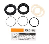 ANKROYU Kit de joints d'huile de fourche avant de vélo, bagues d'étanchéité de remplacement de suspension de choc haute performance pour chambre à air ROCKSHOX 35 mm en caoutchouc