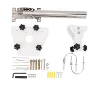 ANKROYU Kit de montage Gen 3 en acier allié robuste, système de montage universel rotatif pour antenne parabolique, kit d'installation complet pour poteau mural de toit et dessus d