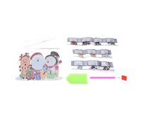 ANKROYU Kit de peinture strass 5D diamant Art bricolage décoration murale avec chaîne pendentif décoration de la maison ensemble artisanal pour femmes filles cadeau acrylique brill