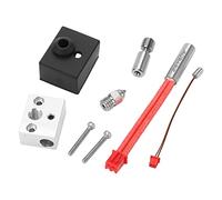 ANKROYU Kit de pièces chauffantes pour imprimante 3D, élément chauffant de qualité supérieure 24V 40W, bloc en aluminium, tube de gorge, buse en cuivre, assemblage Hotend complet p