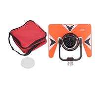 ANKROYU Kit de Prisme d'arpentage Universel à Prisme à Inclinaison Unique de 64 mm avec Bouton en Laiton Boîtier ABS Lentille en Verre K9 pour Tunnel minier, Construction de Routes