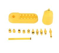 ANKROYU Kit de purge de frein de vélo ensemble d'outils de vidange d'huile de frein à disque hydraulique professionnel avec 16 pièces connecteurs en nylon pour l'entretien et la ré