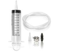 ANKROYU Kit de purge d'huile de frein de 100 ml, outil de purge de frein hydraulique pour moto à disque, tuyau de seringue universel de 50 cm, kit de purge pour motos, scooters et quads