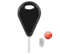 ANKROYU Kit de remplacement de vis d'aileron de planche de surf professionnel 100 vis compatibles FCS en acier inoxydable avec clé hexagonale pour l'entretien de la planche de surf (100 vis + 1 clé)