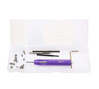 ANKROYU Kit de réparation de filetage M4 0,7, ensemble d'inserts filetés à vis en acier inoxydable avec outil d'installation pour la restauration de filetage métallique automobile,