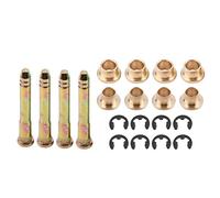 ANKROYU Kit de réparation de goupille de charnière de porte, goupilles de charnière en métal de qualité supérieure, ensemble de clips de bagues adaptés à Durable pour CRV CRX CX DX