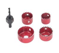 ANKROYU Kit de scie cloche professionnelle pour le travail du bois, 4 pièces, ensemble de trous à grande vitesse en acier M42 pour la coupe du métal en aluminium, bois, plastique,