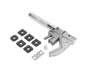 ANKROYU Kit d'outils de réparation de filetage externe, aluminium de qualité supérieure, finition anodisée argent, restauration des dommages pour diamètre extérieur de 1 1/4 à 5 po