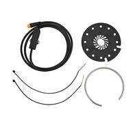 ANKROYU KT D12R 12 aimants capteur d'assistance à la pédale de Puissance pour vélo électrique Prise étanche Facile à Installer côté Droit matériau ABS léger Durable pour kit de Con