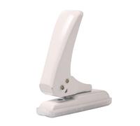 ANKROYU KW triO Perforatrice monotrou en métal robuste de 5,5 mm, perforatrice à papier ronde pour scrapbooking, planificateur, carnet de notes A4 A5 B5, projets d'artisanat de bur (Blanche)