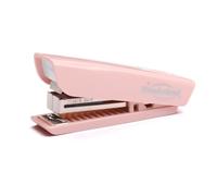 ANKROYU KWtrio Agrafeuse de bureau sans effort de qualité supérieure, capacité de 15 feuilles, agrafeuse robuste avec extracteur d'agrafes rétractable, compatible avec 246 ou 266 a (Rose)