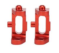 ANKROYU KYOSHO 4WD Optima Maxima Bloc de roulettes Avant en Alliage d'aluminium pièce de Mise à Niveau Haute Performance 1/10 RC Accessoires de véhicule Tout-Terrain Bleu Rouge Jau (Rouge)