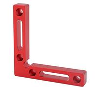 ANKROYU L Prime d'angle de forme l angle droit à 90 degrés Aluminium Aluminium Soudage outil de travail du bois pour les projets de jointure et de collage en métal en bois rouge 12