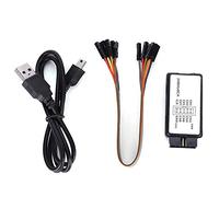 ANKROYU LA1002 Mini analyseur logique portable USB à 8 canaux, taux d'échantillonnage de 24 m, bande passante de 5 MHz, analyseur de signal numérique professionnel pour les ingénie