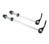 ANKROYU Levier de dégagement rapide durable pour vélo de montagne avant 145mm arrière 185mm 2 options de couleur Vélo vélo rapide Brochettes ensemble essieu en acier alliage d' (Noir)