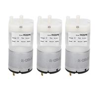 ANKROYU Lot de 3 Micro Pompes à Eau DC6 V, Pompe à air en Plastique Technique, Pompe à Membrane Miniature, Pompe à Vide à Faible Bruit, Pompe Submersible pour Aquarium
