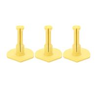 ANKROYU Lot de 3 Tee-Shirts de Balle de Golf Professionnels en Caoutchouc Accessoires d'entraînement inclinables pour Practice avec Rebond Automatique pour la Pratique du Golf Maté