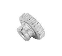 ANKROYU M3 M4 M5 M6 M8 M10 Ecrous de roue moletés Ecrous de serrage à main en acier au nickel-carbone pour le réglage et la fixation de machines et d'équipements industriels(M6（5pcs）)