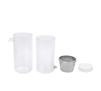 ANKROYU Machine à café goutte à goutte à glace vitesse réglable Portable nettoyage facile machine à café glacé en verre à haute teneur en borosilicate 400 ml pour les voyages au